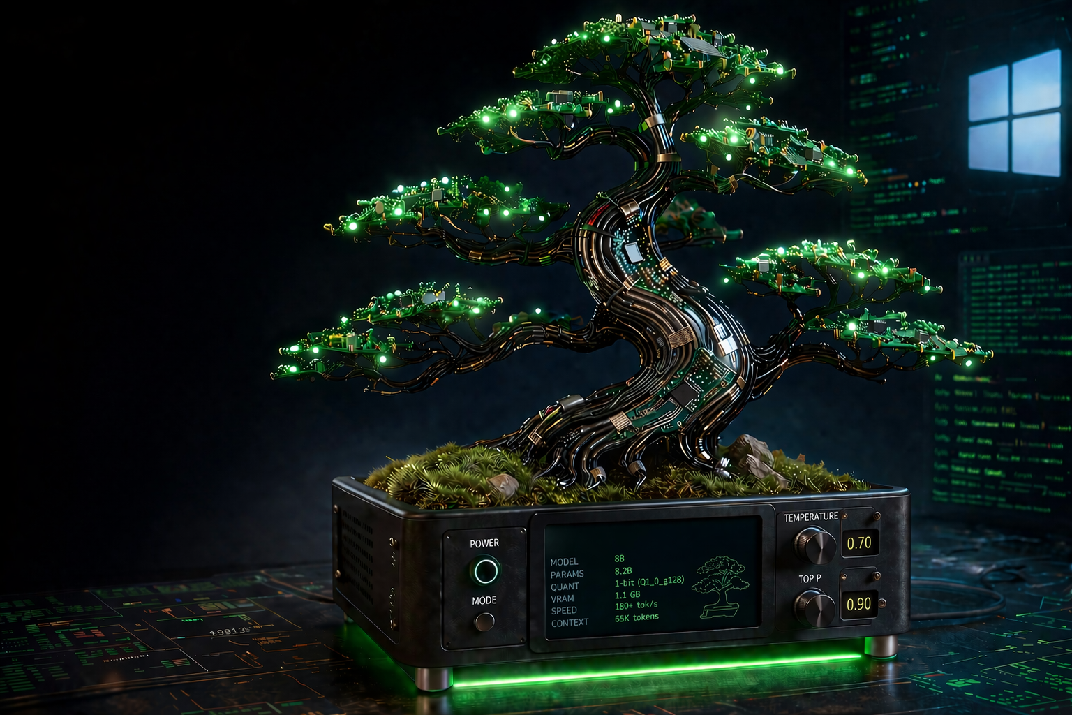 Running a 1-Bit LLM on Windows — Bonsai 8B Setup Guide